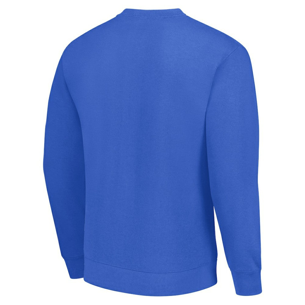 Edmonton Oilers Starter Player Grid Fleece Pullover Sweatshirt Royal
