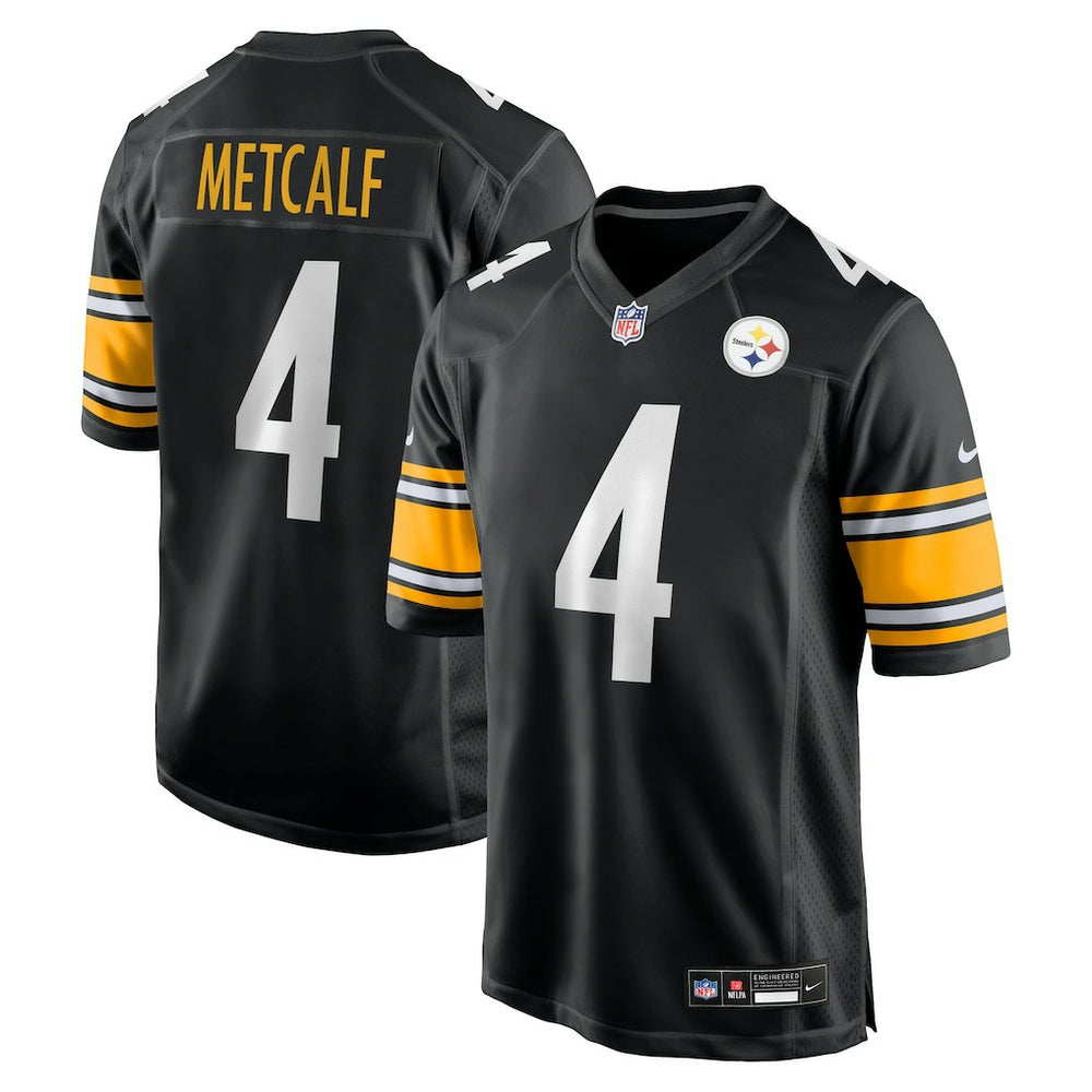 DK Metcalf Pittsburgh Steelers Game Player Jersey - Black