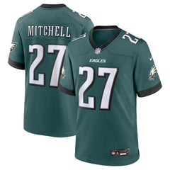 Quinyon Mitchell Philadelphia Eagles Player Game Jersey - Midnight Green