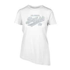 Columbus Blue Jackets Levelwear Women's Birch Sweep T-Shirt White