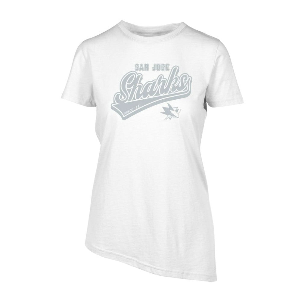 San Jose Sharks Levelwear Women's Birch Sweep T-Shirt White