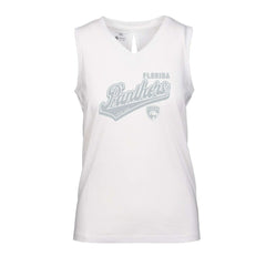 Florida Panthers Levelwear Women's Paisley Sweep V-Neck Tank Top White