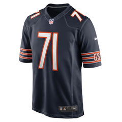 Ryan Bates Chicago Bears Game Jersey - Navy