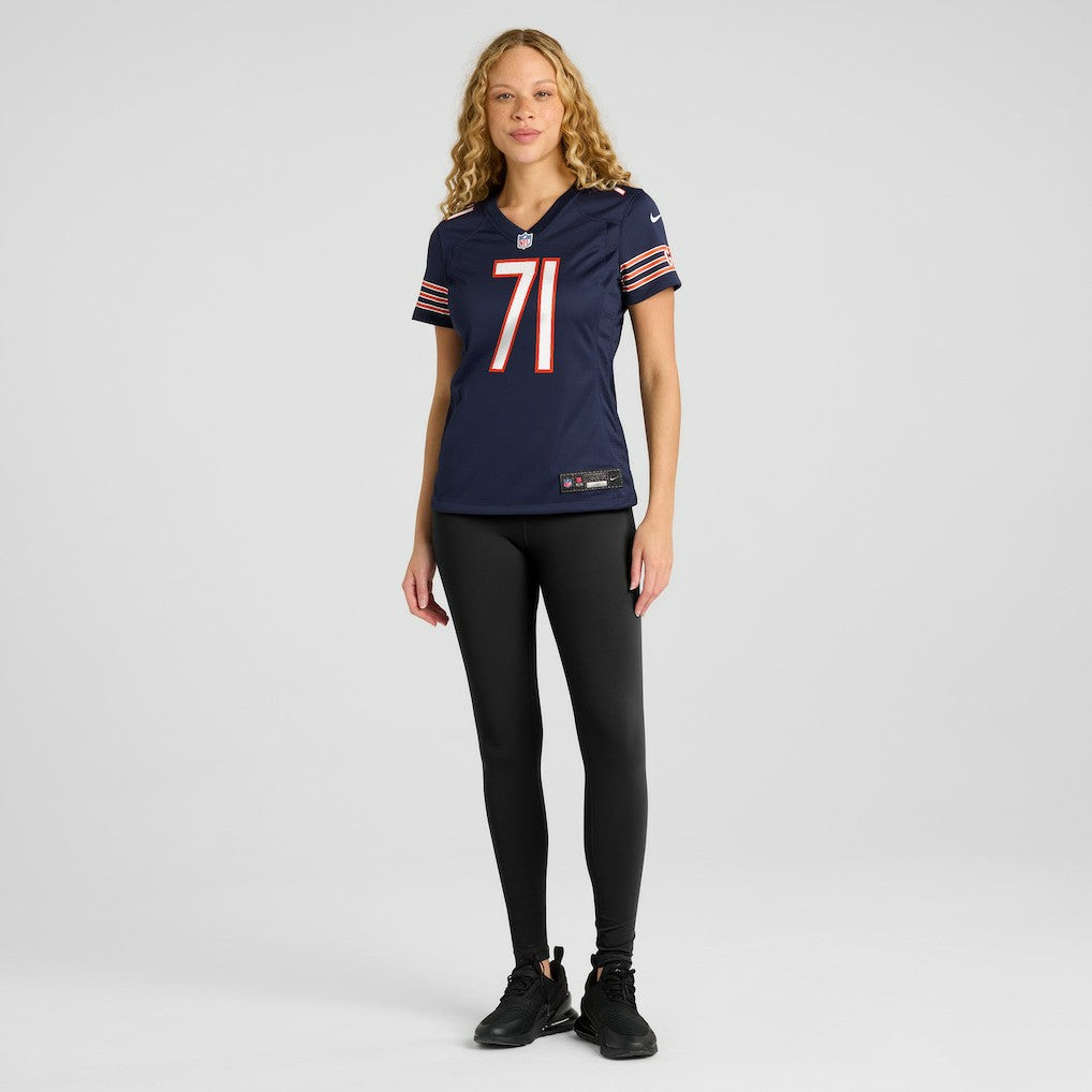 Ryan Bates Chicago Bears Women's Game Jersey - Navy