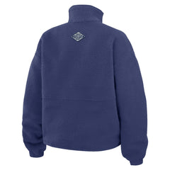 Toronto Maple Leafs WEAR by Erin Andrews Women's Polar Fleece Half-Zip Jacket Blue