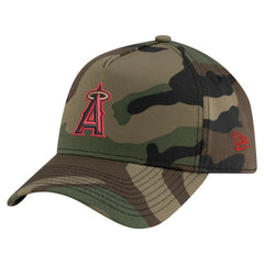 Los Angeles Angels Woodland Team Pop 9FORTY A-Frame Adjustable Hat Camo | New Era
