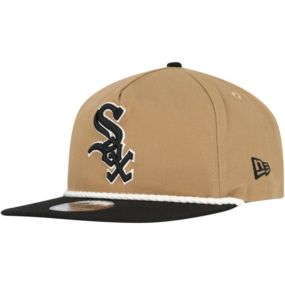 Chicago White Sox Golfer Snapback Hat Khaki/Black | New Era