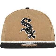 Chicago White Sox Golfer Snapback Hat Khaki/Black | New Era