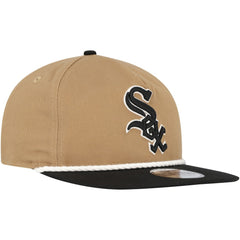 Chicago White Sox Golfer Snapback Hat Khaki/Black | New Era