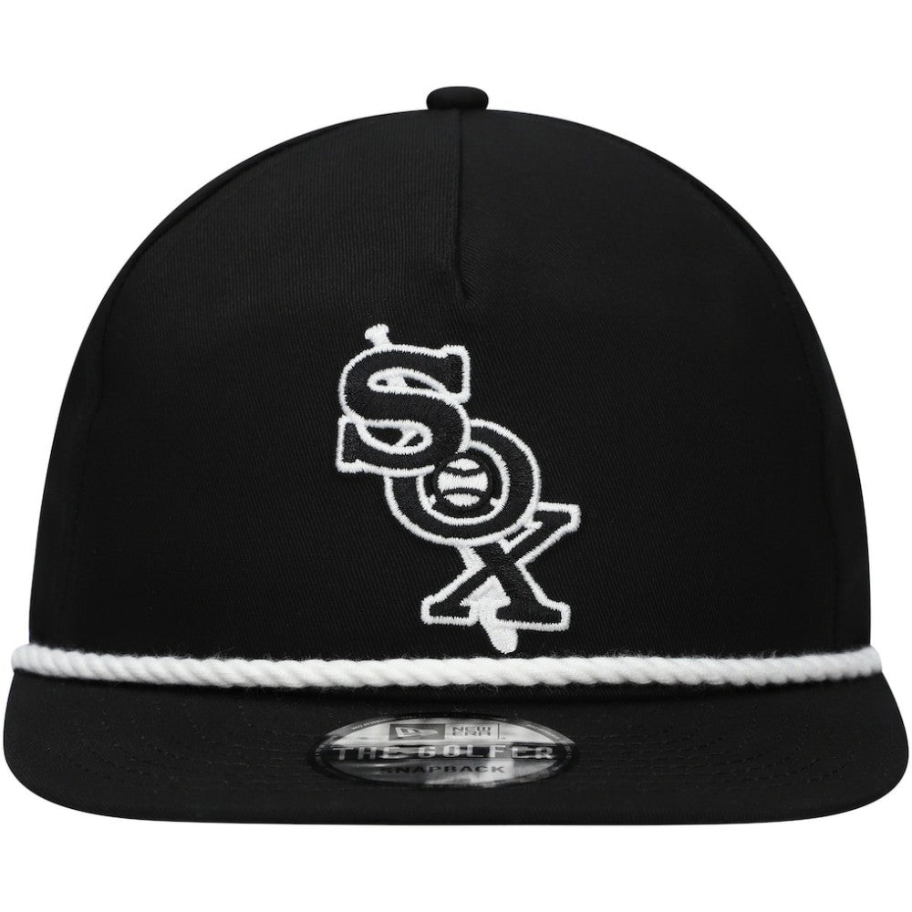 Chicago White Sox Golfer Snapback Hat Black | New Era