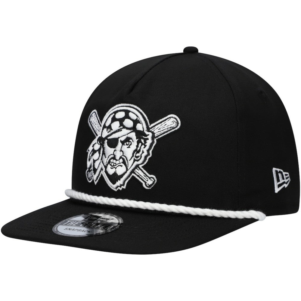 Pittsburgh Pirates Golfer Snapback Hat Black | New Era