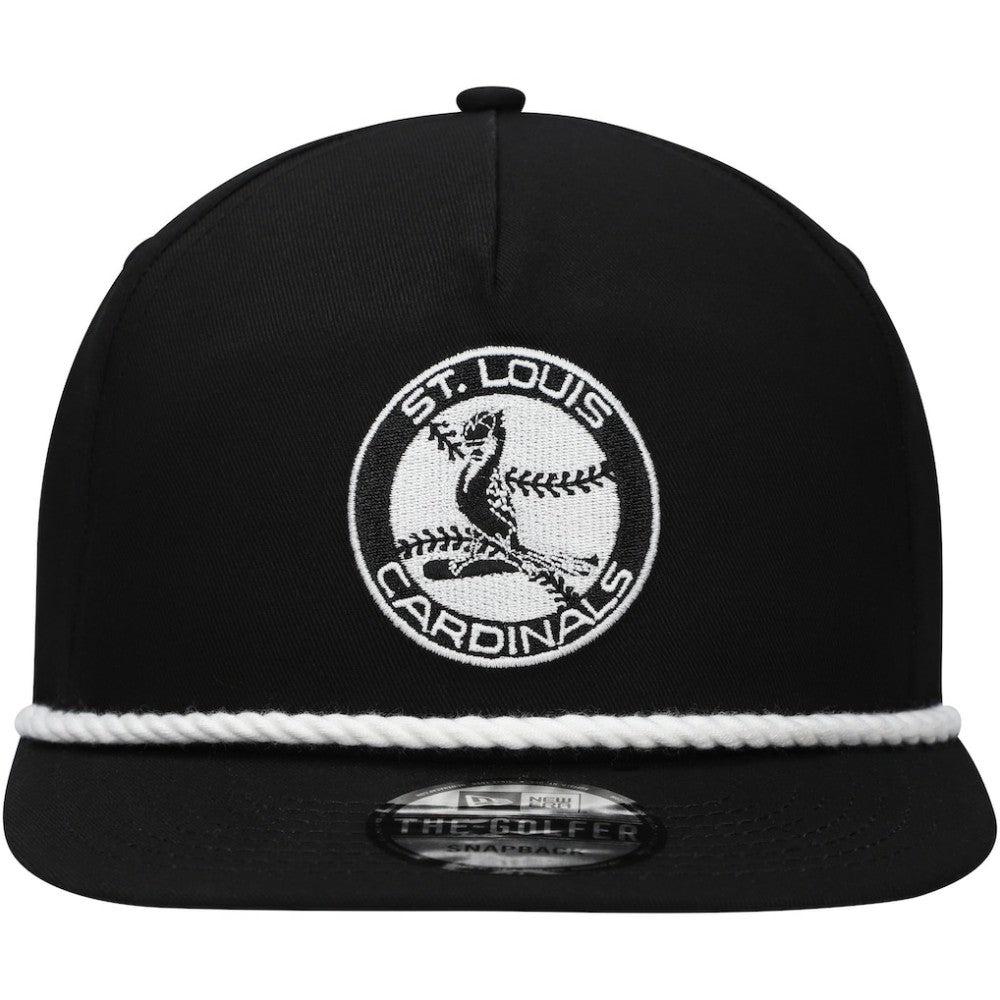 St. Louis Cardinals Golfer Snapback Hat Black | New Era