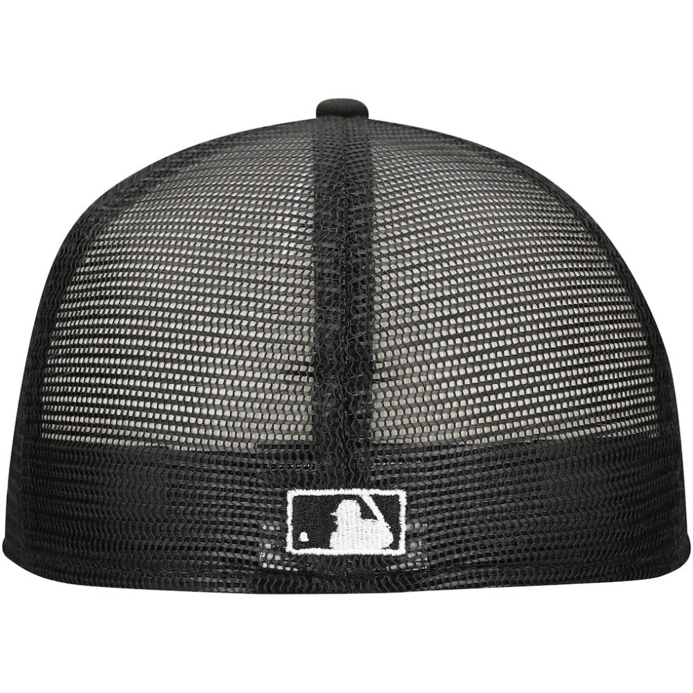 Atlanta Braves 59FIFTY Trucker Fitted Hat Black | New Era