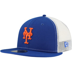 New York Mets Team Color 59FIFTY Trucker Fitted Hat Royal | New Era