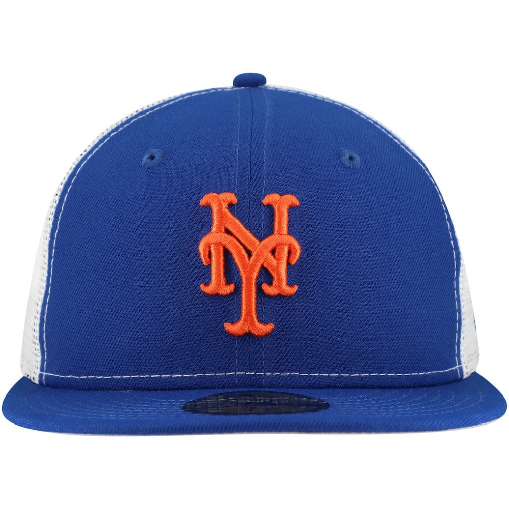 New York Mets Team Color 59FIFTY Trucker Fitted Hat Royal | New Era