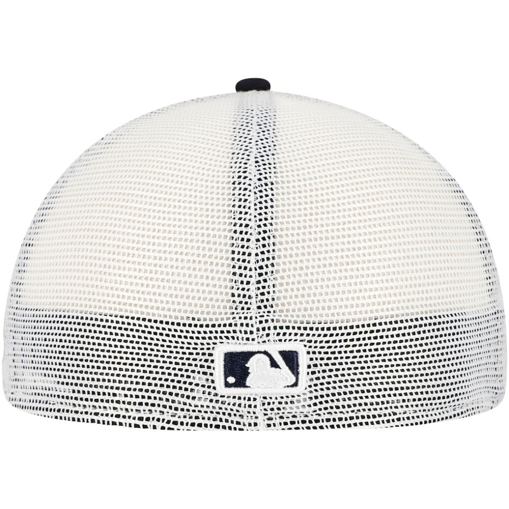 New York Yankees Team Color 59FIFTY Trucker Fitted Hat Navy | New Era