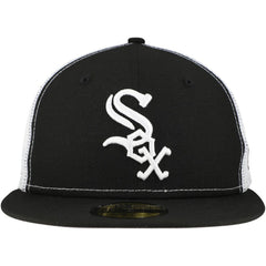 Chicago White Sox Team Color 59FIFTY Trucker Fitted Hat Black | New Era