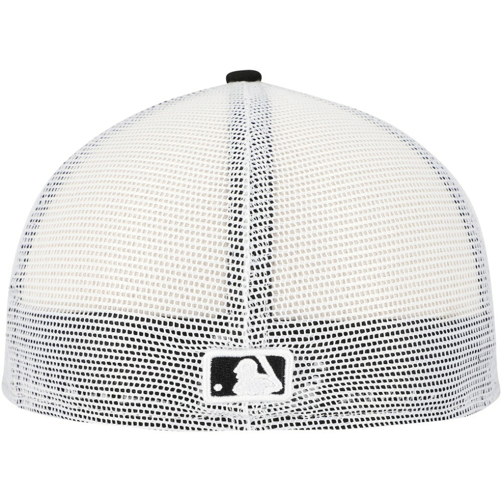 Chicago White Sox Team Color 59FIFTY Trucker Fitted Hat Black | New Era