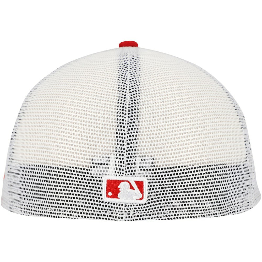 Philadelphia Phillies Team Color 59FIFTY Trucker Fitted Hat Red | New Era