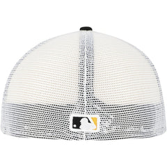 Pittsburgh Pirates Team Color 59FIFTY Trucker Fitted Hat Black | New Era