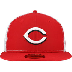 Cincinnati Reds Team Color 59FIFTY Trucker Fitted Hat Red | New Era
