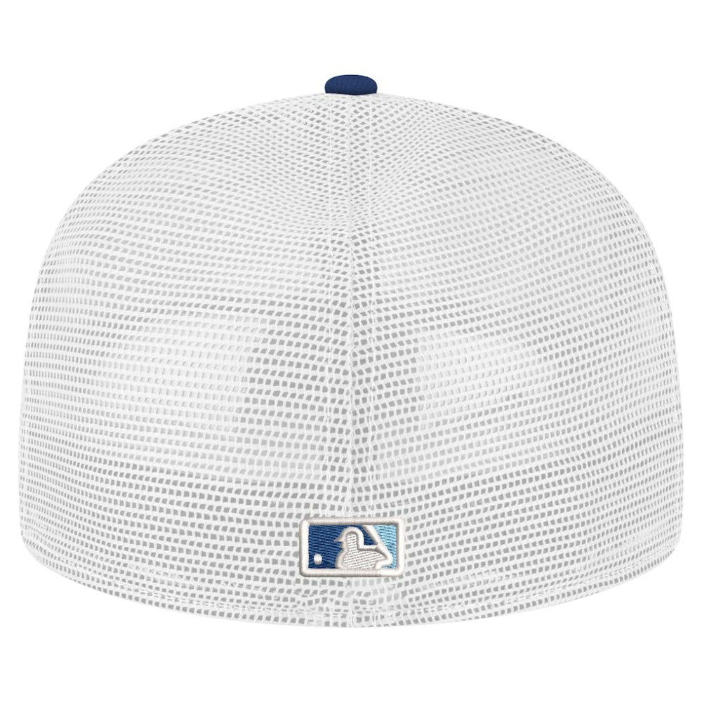 Tampa Bay Rays Team Color 59FIFTY Trucker Fitted Hat Navy | New Era