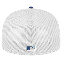Tampa Bay Rays Team Color 59FIFTY Trucker Fitted Hat Navy | New Era