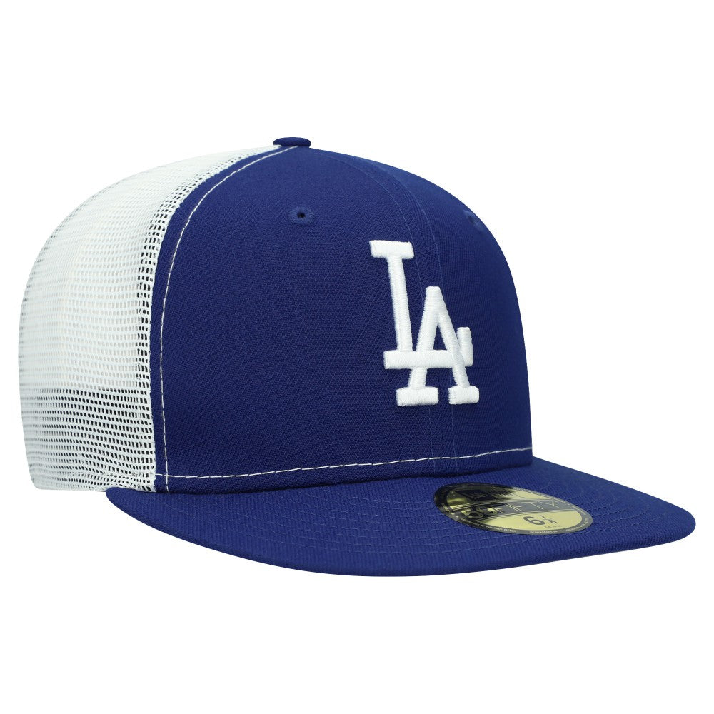 Los Angeles Dodgers Team Color 59FIFTY Trucker Fitted Hat Royal | New Era