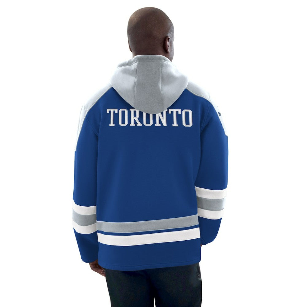 Toronto Maple Leafs Starter Hockey Pullover Hoodie Blue/Gray
