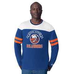 New York Islanders Starter Blitz Durene Long Sleeve T-Shirt Royal