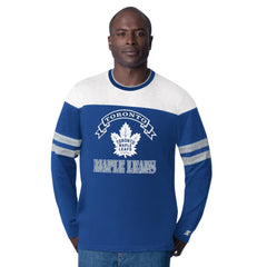Toronto Maple Leafs Starter Blitz Durene Long Sleeve T-Shirt Blue