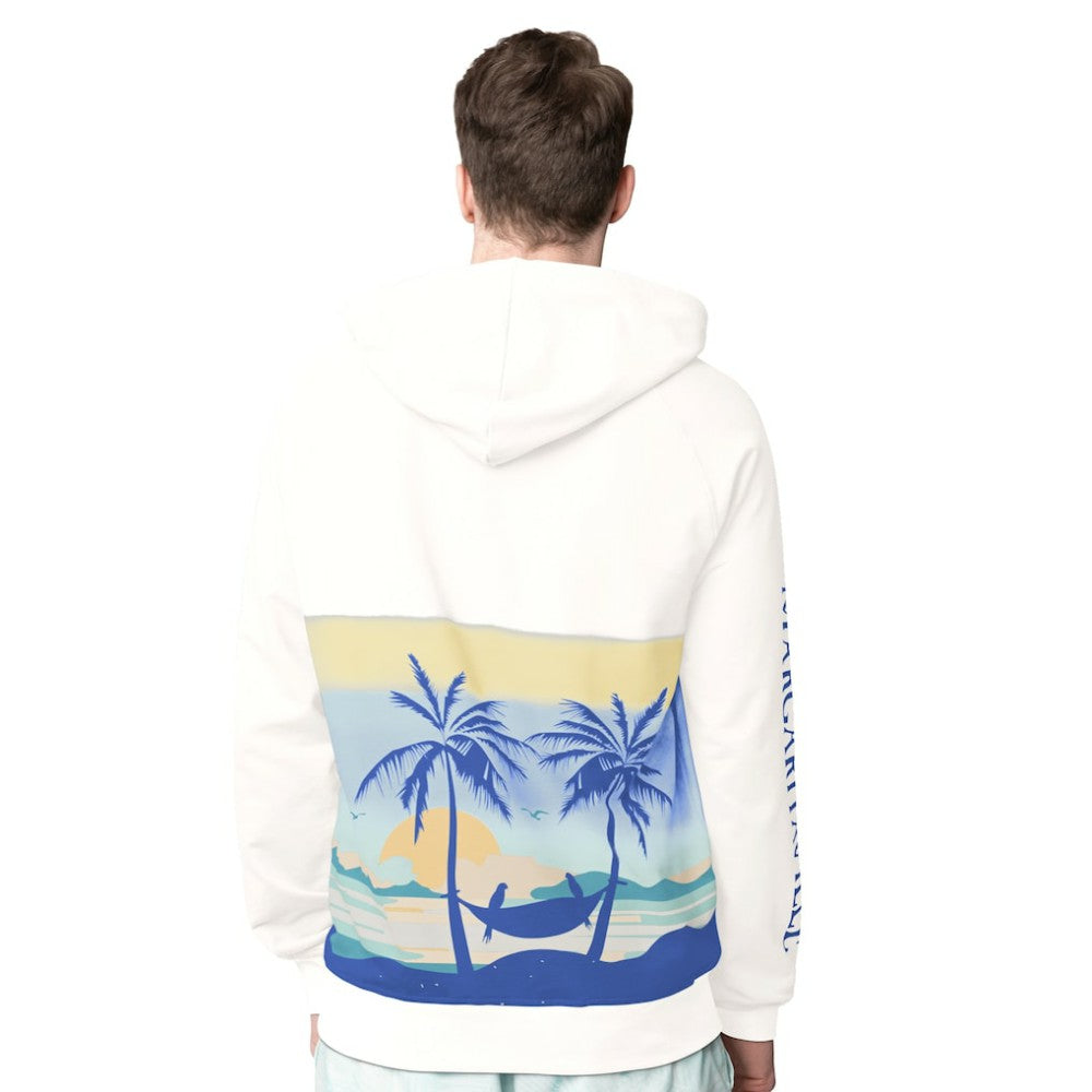 Boston Bruins Margaritaville Island Dream Peached Pullover Hoodie Cream