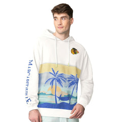 Chicago Blackhawks Margaritaville Island Dream Peached Pullover Hoodie Cream