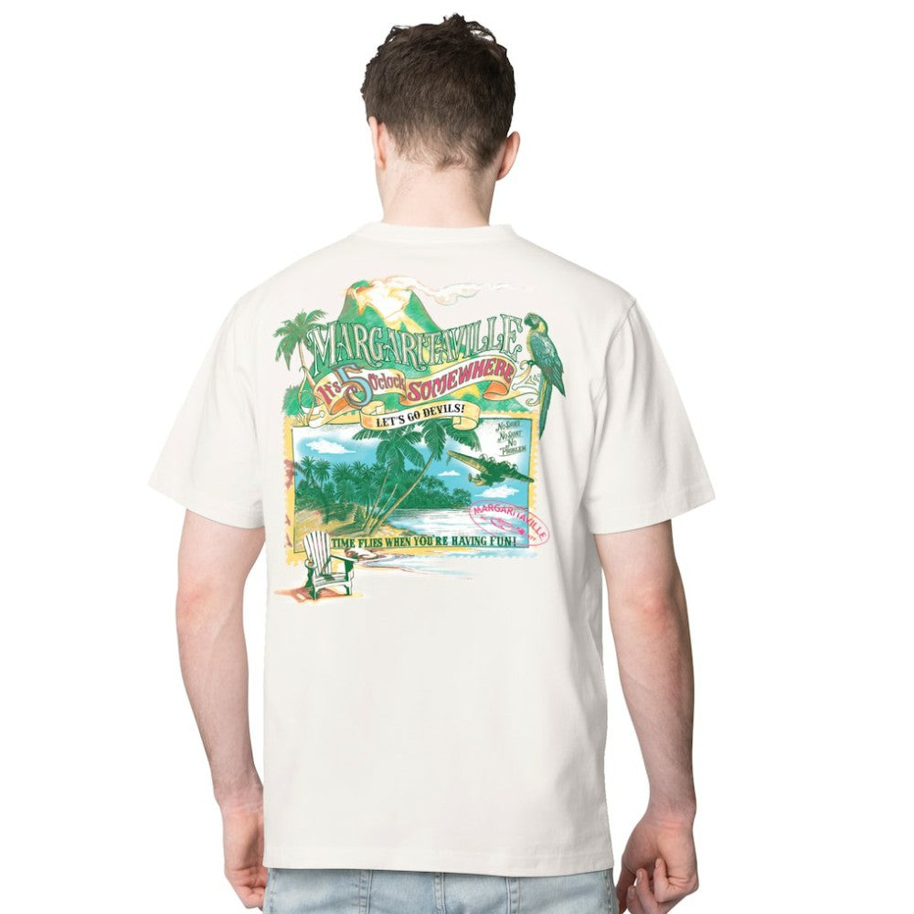 New Jersey Devils Margaritaville Time Flies T-Shirt Cream