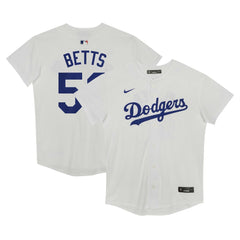 Mookie Betts Los Angeles Dodgers Preschool Home Game Jersey White | Nike