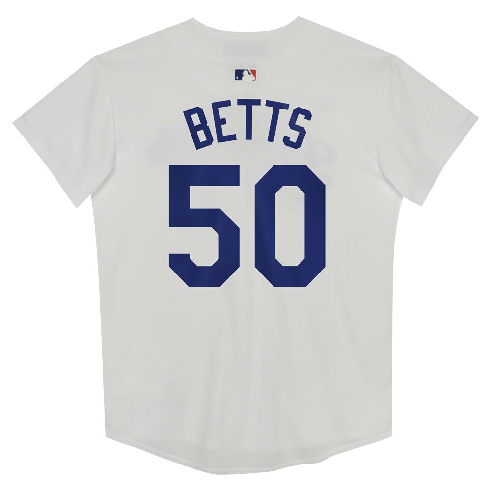 Mookie Betts Los Angeles Dodgers Preschool Home Game Jersey White | Nike