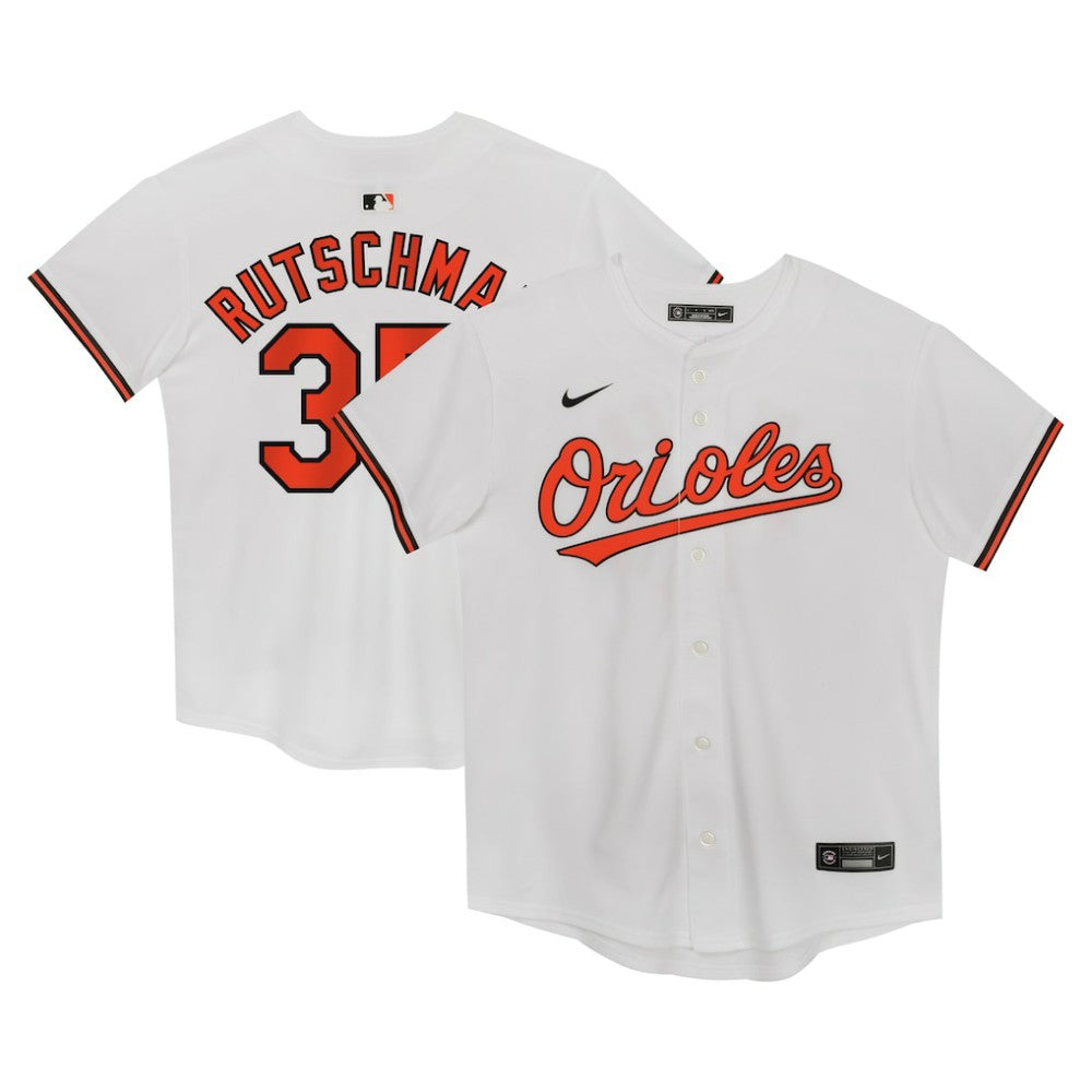 Adley Rutschman Baltimore Orioles Preschool Home Game Jersey White | Nike