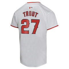 Mike Trout Los Angeles Angels Youth Home Game Player Jersey White | Nike