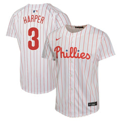 Bryce Harper Philadelphia Phillies Youth Home Game Player Jersey White | Nike