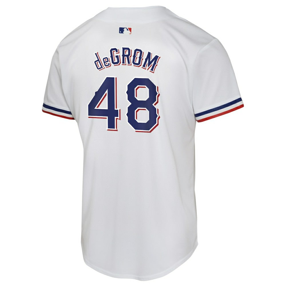 Jacob deGrom Texas Rangers Youth Home Game Player Jersey White | Nike