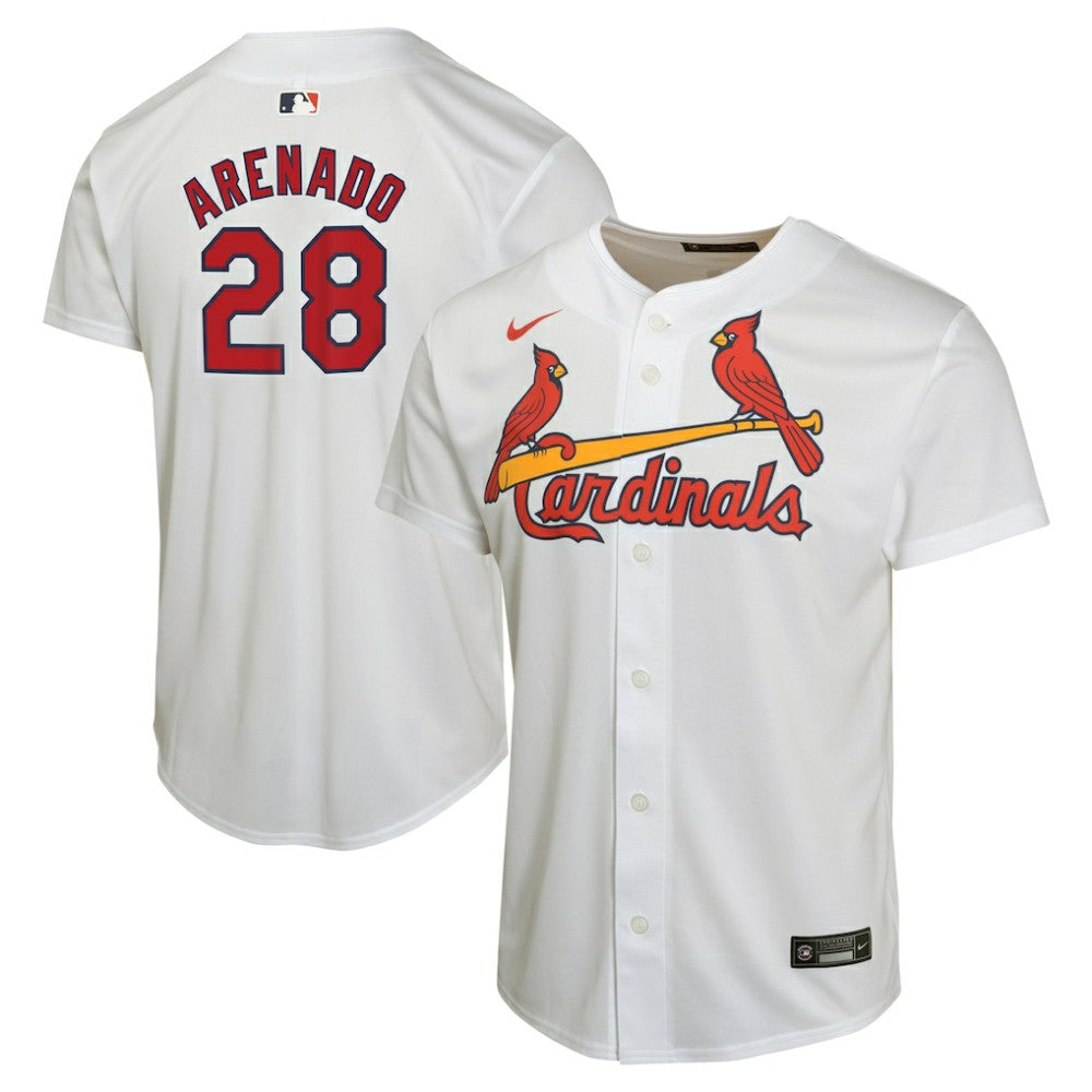 Nolan Arenado St. Louis Cardinals Youth Home Game Player Jersey White | Nike