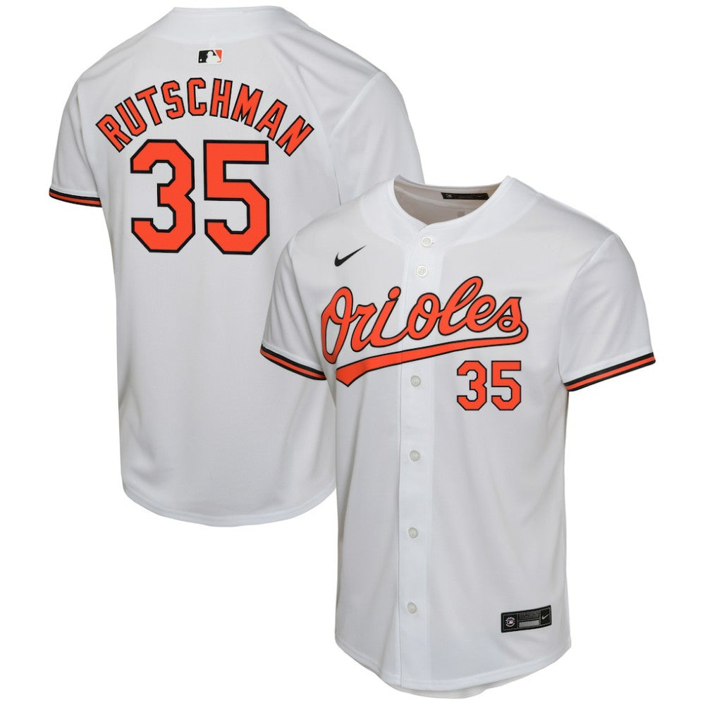Adley Rutschman Baltimore Orioles Youth Home Game Player Jersey White | Nike