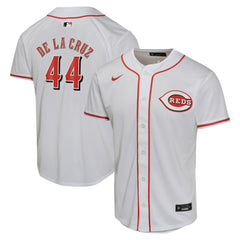 Elly De La Cruz Cincinnati Reds Youth Home Game Player Jersey White | Nike