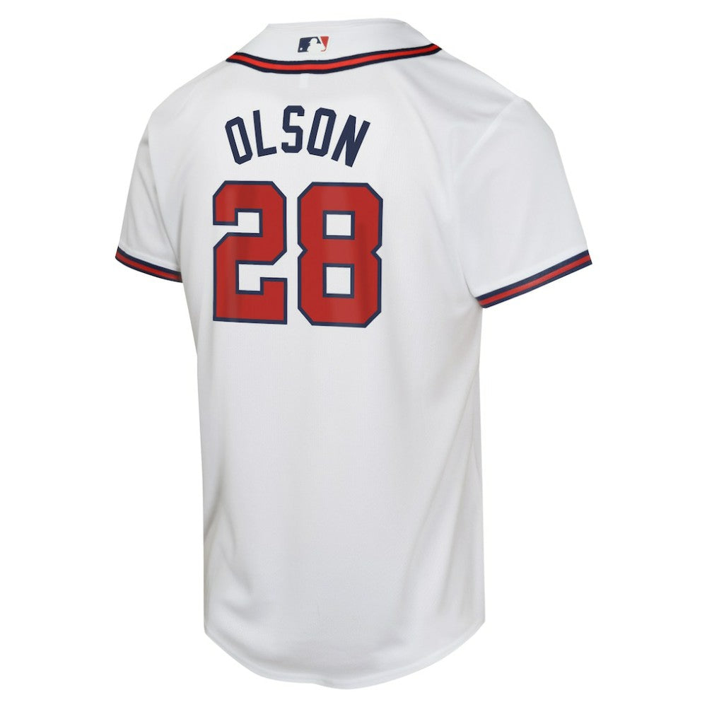 Matt Olson Atlanta Braves Youth Home Game Player Jersey White | Nike