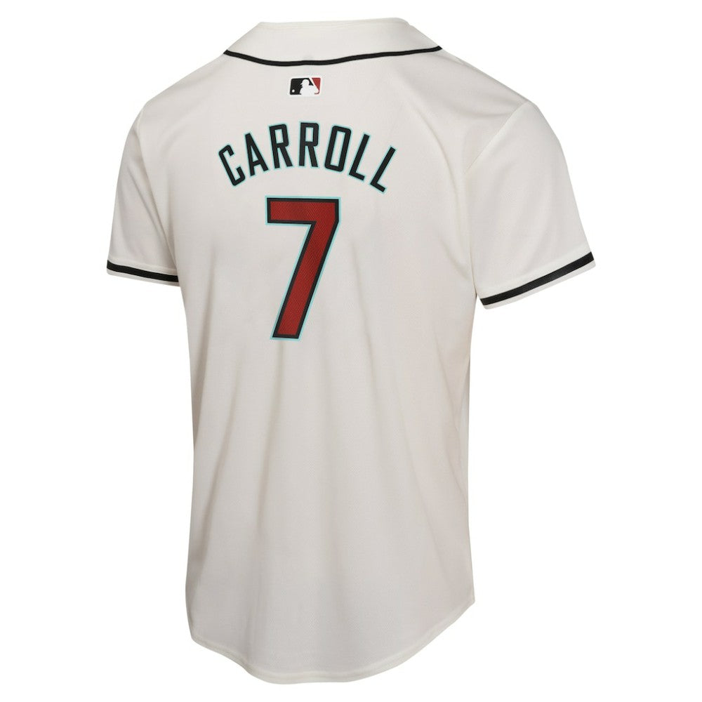 Corbin Carroll Arizona Diamondbacks Youth Home Game Player Jersey - White
