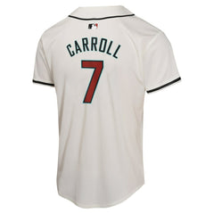 Corbin Carroll Arizona Diamondbacks Youth Home Game Player Jersey - White