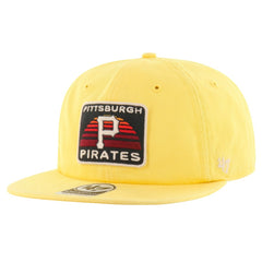 Pittsburgh Pirates Cypress Captain Snapback Hat Gold | 47 brand