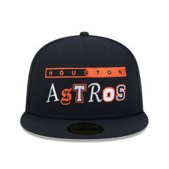 Houston Astros Ransom 59FIFTY Fitted Hat Navy | New Era