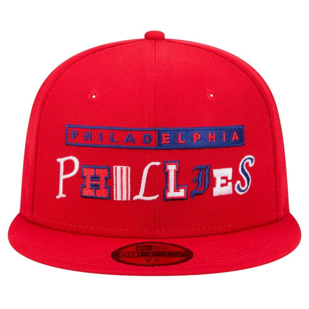 Philadelphia Phillies Ransom 59FIFTY Fitted Hat Red | New Era