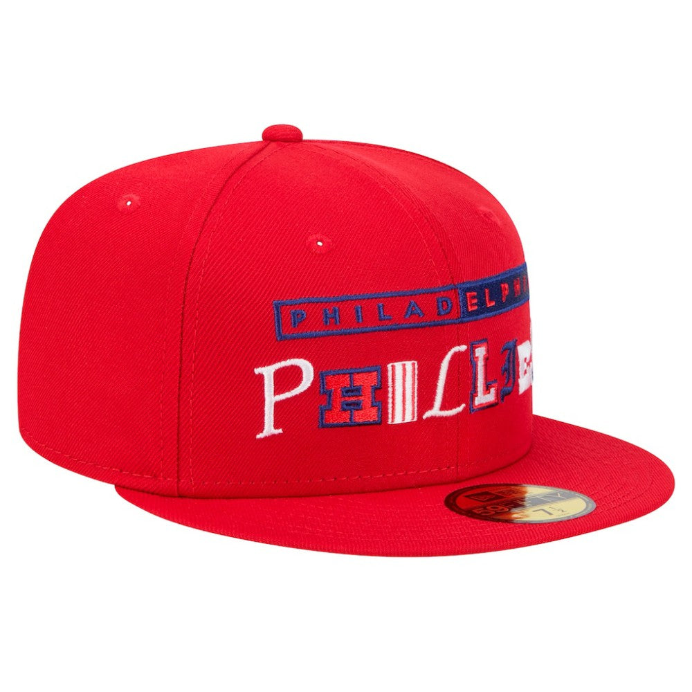 Philadelphia Phillies Ransom 59FIFTY Fitted Hat Red | New Era